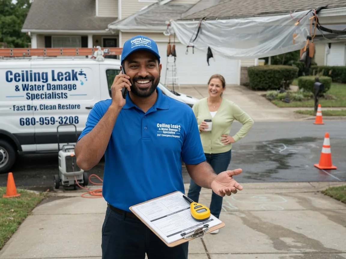 Ceiling Leak Cleanup Vergennes, IL FAQs